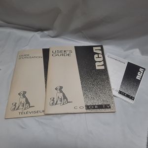 RCA Color TV User's Guide, and Connections Guide
